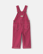 Toddler Girl Corduroy Overalls - Purple, image 1 of 4 slides