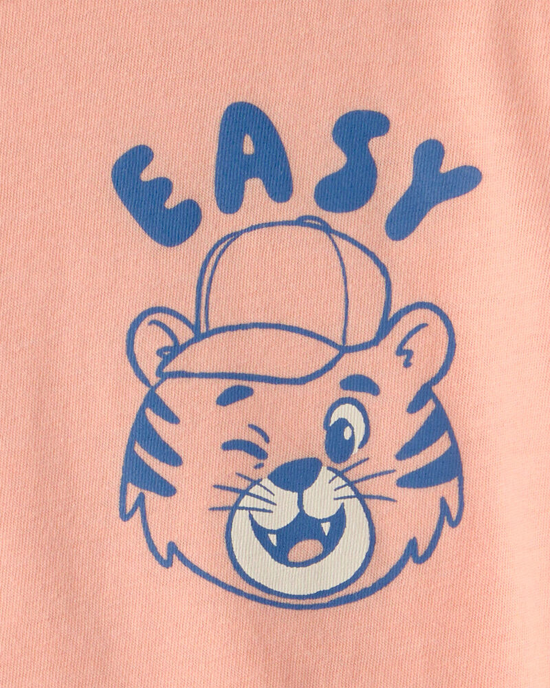 Toddler Tiger Graphic Tee - Orange, image 2 of 3 slides