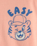 Toddler Tiger Graphic Tee - Orange, image 2 of 3 slides