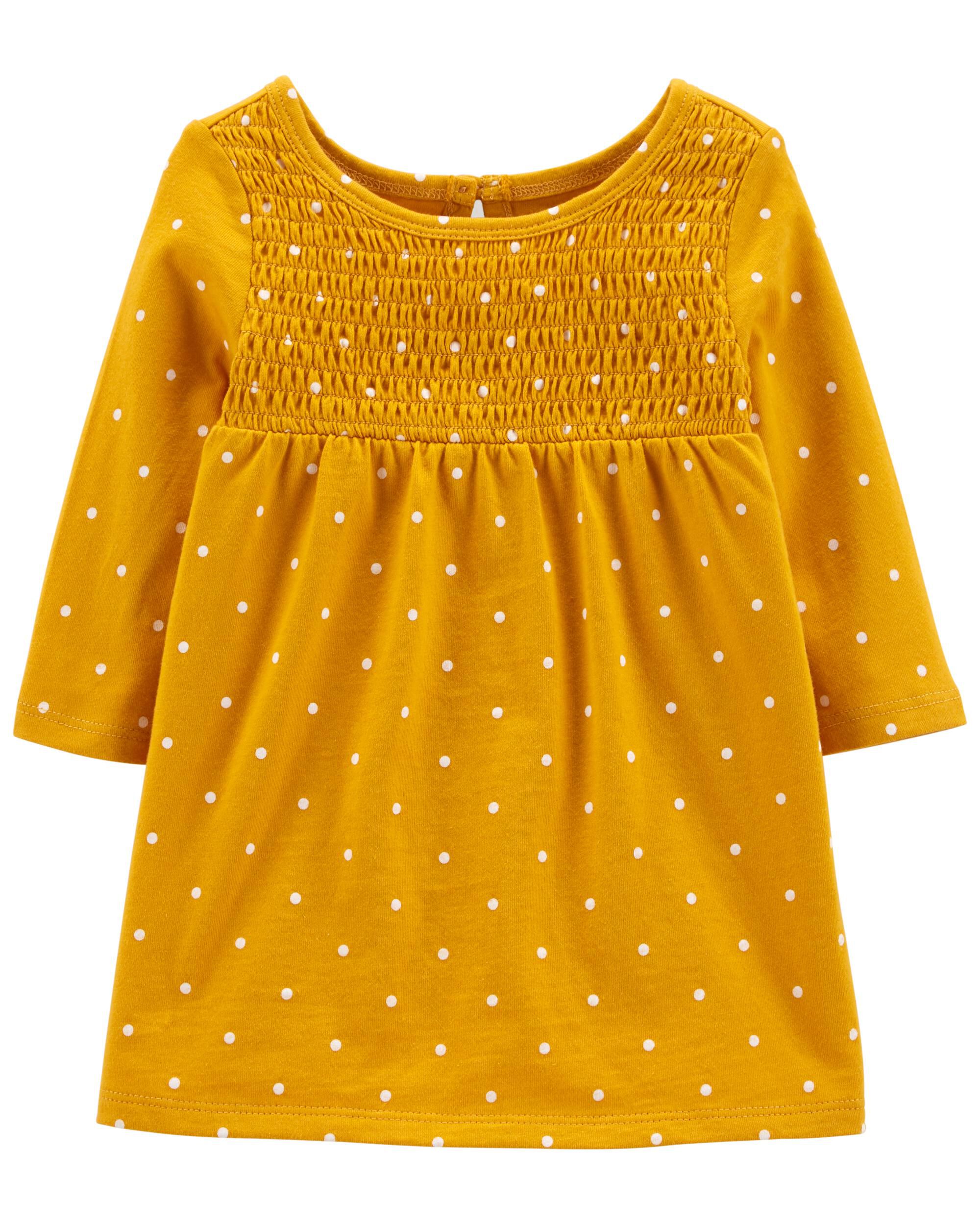 Polka dot top baby clothes