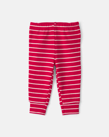 B&eacute;b&eacute; gar&ccedil;on - Ensemble 3 pi&egrave;ces cache-couches manches longues et pantalon &agrave; motif pain d&rsquo;&eacute;pice &ndash; Rouge/Cr&egrave;me, 