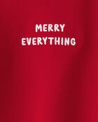 Kid Merry Everything Holiday Sweatshirt Made with Organic Cotton, image 3 of 4 slides