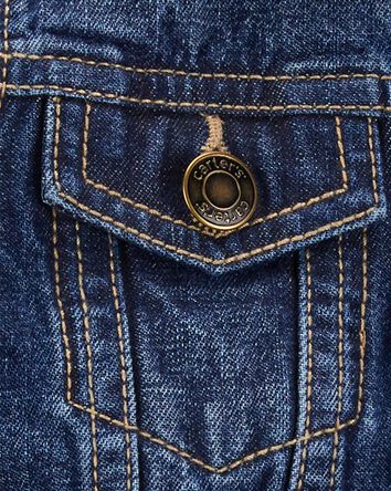 Baby Girls Basic Denim Jacket, 