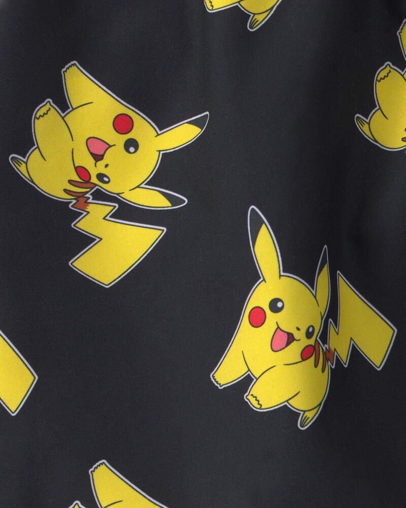 Boys Pokemon Swim Trunks - Black/Yellow, image 3 of 3 slides