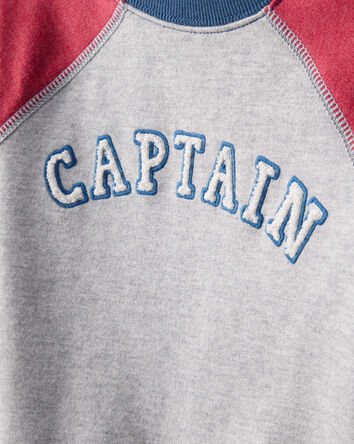 Baby Boy French Terry Long-Sleeve Pullover Sweatshirt, 