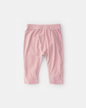 B&eacute;b&eacute; fille - Emballage 2 pantalons PurelySoft, jardin de papillons - Rose, 