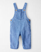 B&eacute;b&eacute; - Salopette en denim de coton biologique, image 1 sur 4 diapositives