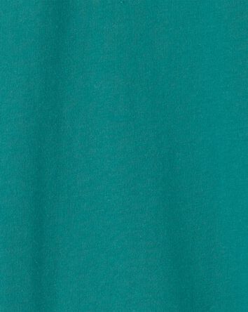 Boys Long-Sleeve Henley T-Shirt - Teal, 