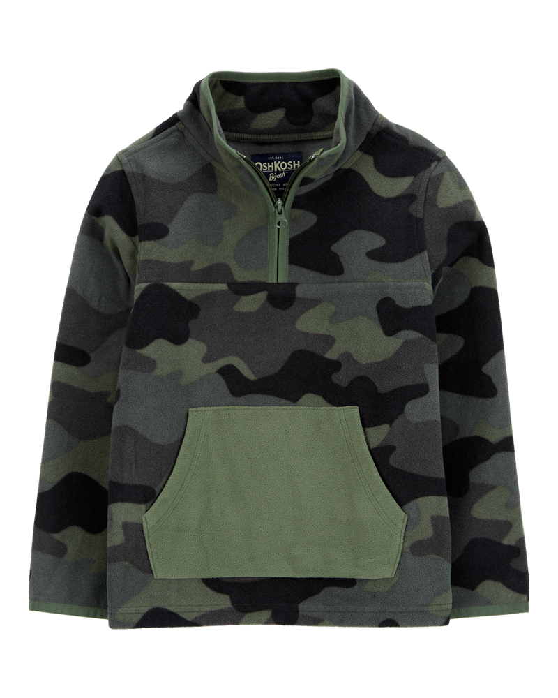 Quarter zip camo pullover 2025