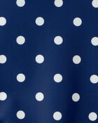 B&eacute;b&eacute; fille - Maillot de bain 1 pi&egrave;ce &agrave; pois - Bleu marine, image 4 sur 4 diapositives