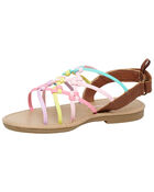 Toddler Rainbow Strap Sandals, image 6 of 7 slides