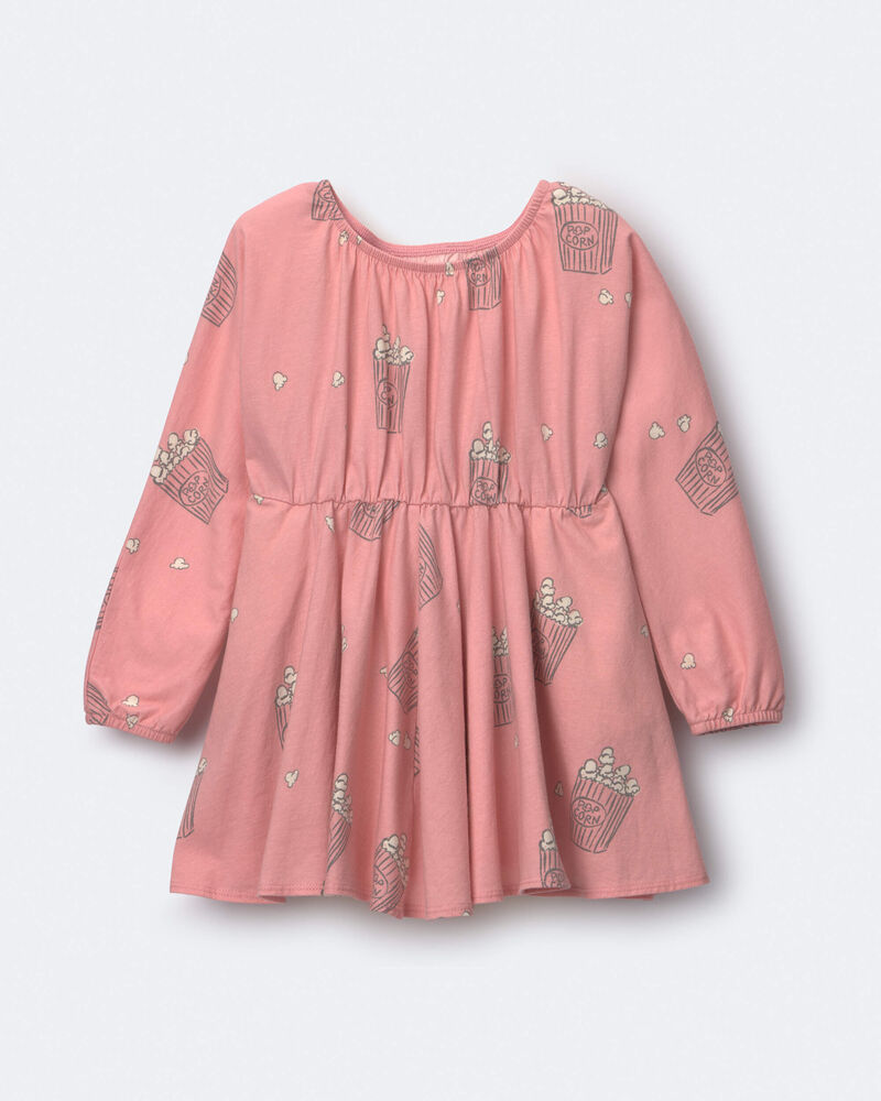 Toute-petit fille - Robe &agrave; volants Avenue Twirl&trade; &agrave; imprim&eacute; ma&iuml;s souffl&eacute; - Rose clair, image 1 sur 2 diapositives