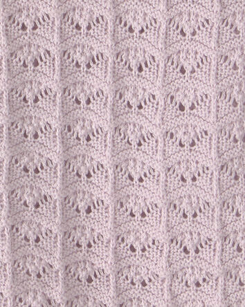 Girls Button-Down Knit Cardigan Sweater - Purple, 