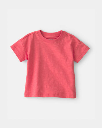 Baby Boy 2-Piece Solid Overall Set - Red/Orange, 