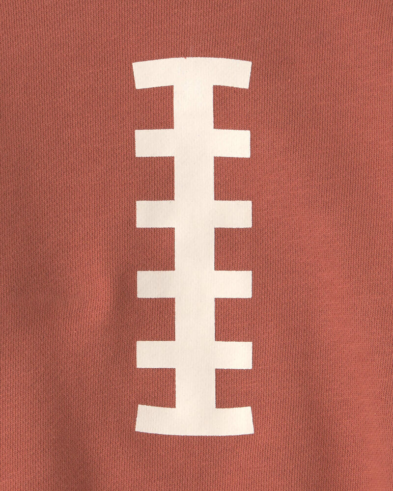 Baby Organic Cotton 'Game Day' French Terry Graphic Bubble, image 5 of 6 slides