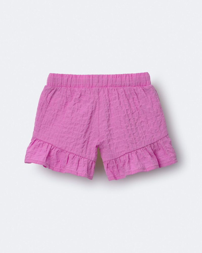 Toddler Girl Ruffle Butterfly Shorts - Purple, image 6 of 7 slides