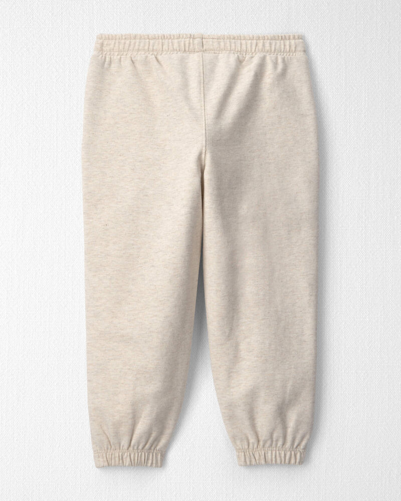 Tout-petit - Emballage de 2 pantalons de jogging en jersey bouclette de coton biologique, image 2 sur 5 diapositives