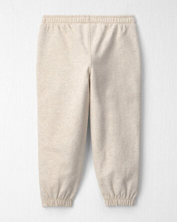 Tout-petit - Emballage de 2 pantalons de jogging en jersey bouclette de coton biologique, 