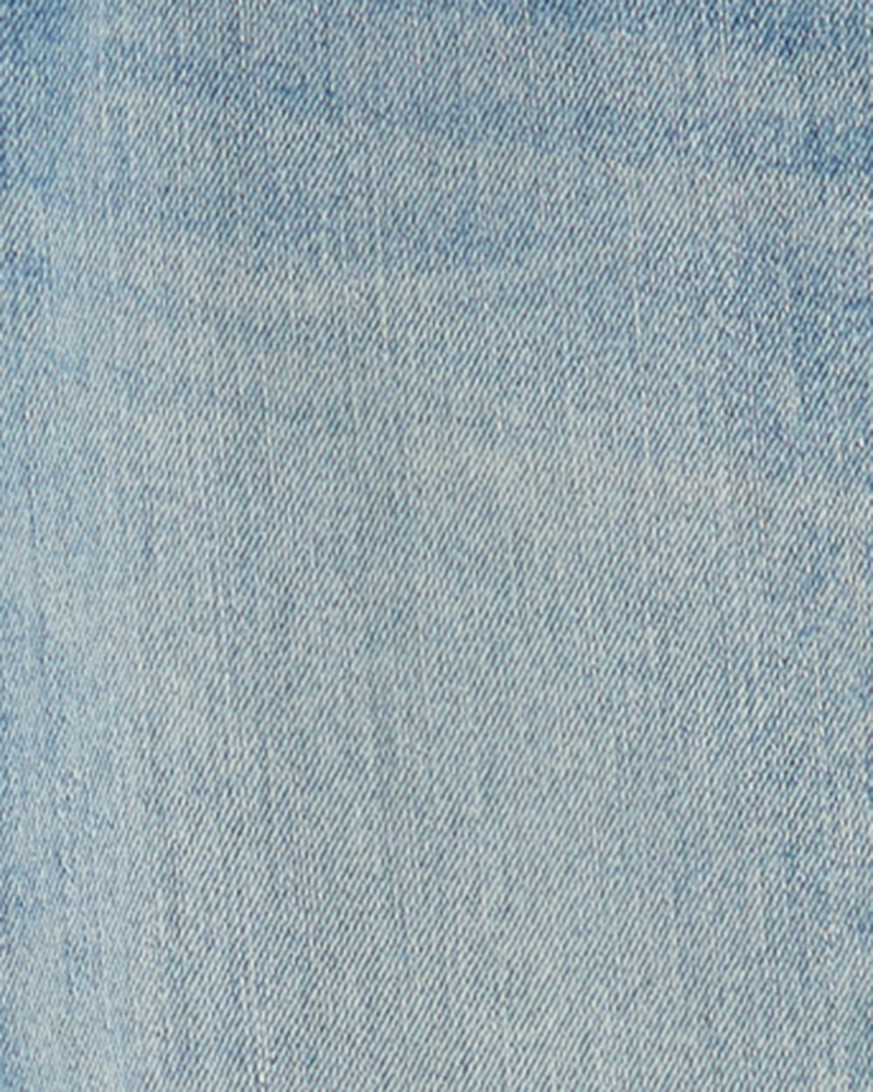 Enfant Jean bleu clair d&eacute;lav&eacute; coupe fuseau, image 3 sur 3 diapositives