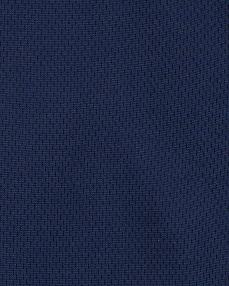 Kid Colourblock Active Mesh Knit Jacket - Navy, image 2 of 3 slides