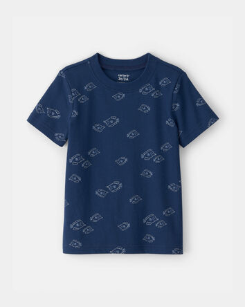 Toddler Boy Fish T-Shirt - Blue, 