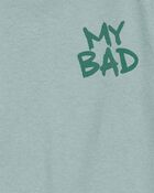 Kid 'My Bad' Short-Sleeve Graphic Tee - Green, image 3 of 5 slides