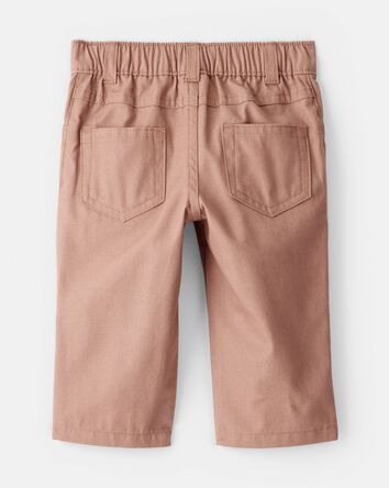 Baby Boy 3-Piece Button-Down Outfit Set - Maroon/Brown, 