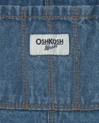 Toddler Girl Wide-Leg Overalls - Medium Wash, image 3 of 4 slides