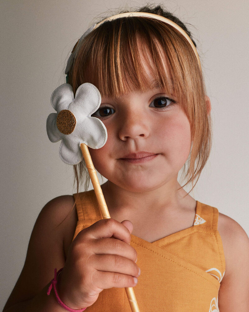 Toddler Girl Flower Headband & Wand Set, image 3 of 6 slides