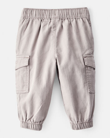 Bébé garçon - Pantalon cargo tendance en coton – Gris, 