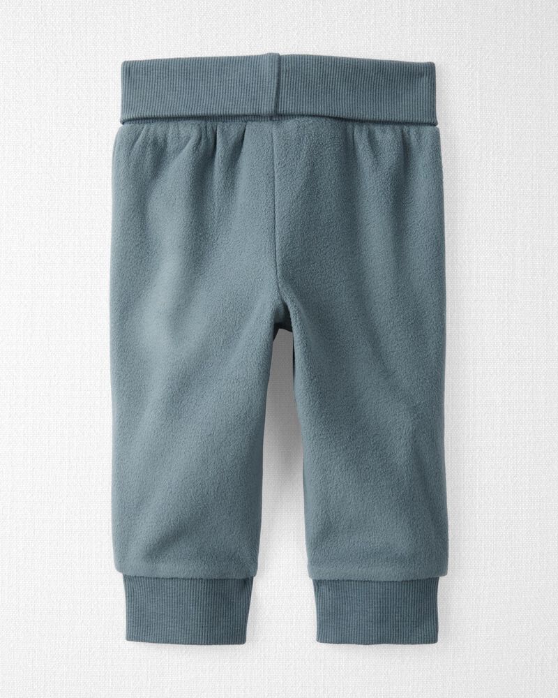 Baby Grow-With-Me Joggers Made with Recycled Microfleece, image 2 of 5 slides