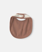 Baby Thanksgiving 100% Cotton Bibs - Cream, image 3 of 4 slides