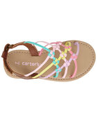 Toddler Rainbow Strap Sandals, image 4 of 6 slides