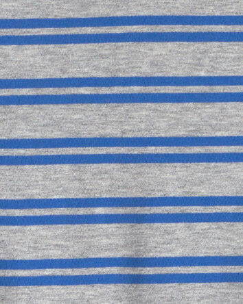 T-shirt manches longues &agrave; rayures pour tout-petit &ndash; Gris/Bleu, 
