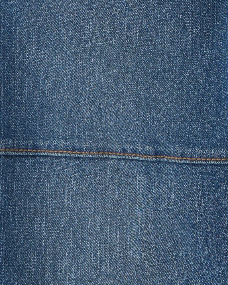 Boys Denim Relaxed Joggers - Medium Wash, image 6 of 7 slides