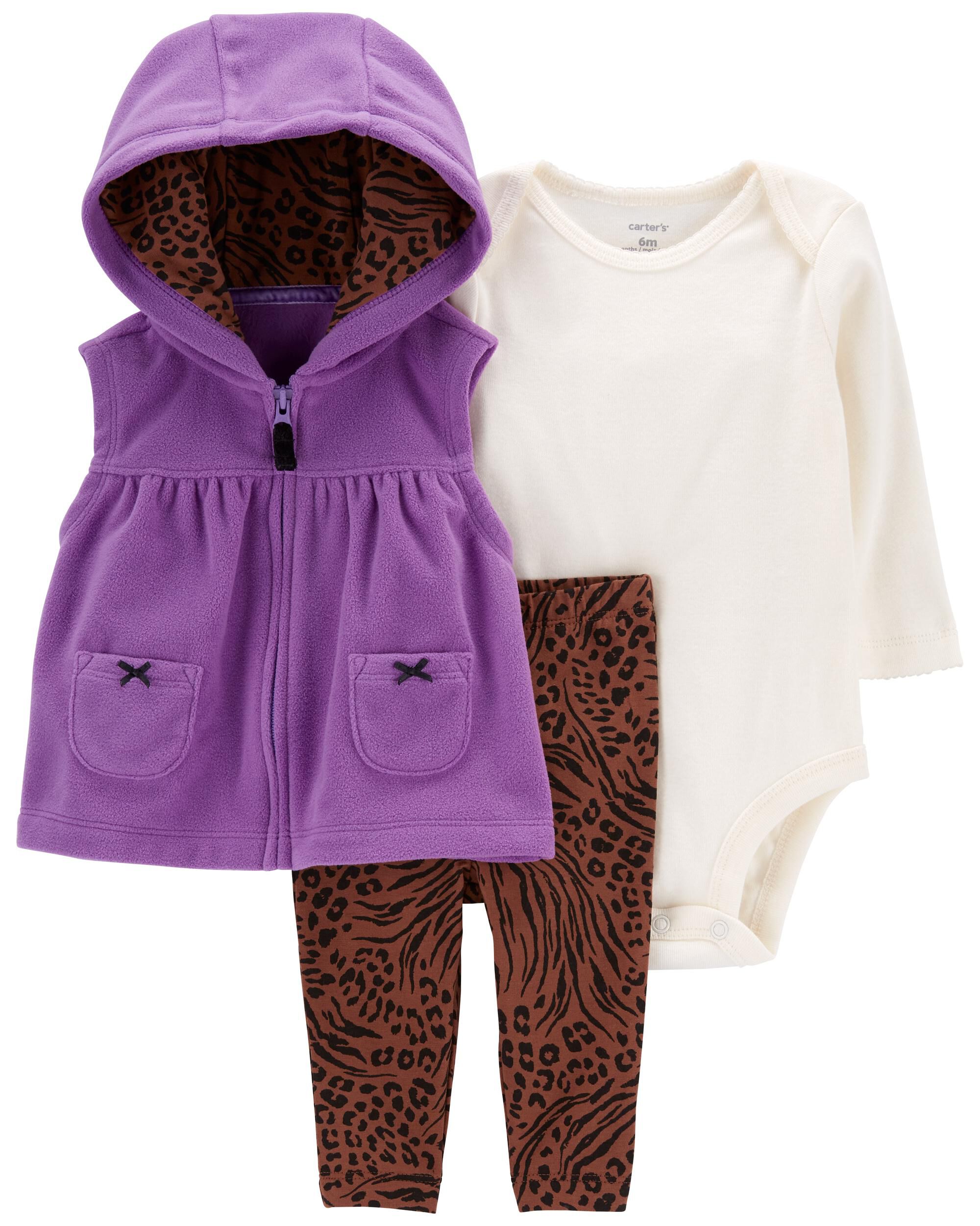 Carter's 3 piece vest set top