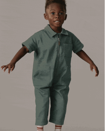 Toddler Day Out&trade; Cropped Jumpsuit - Green, 