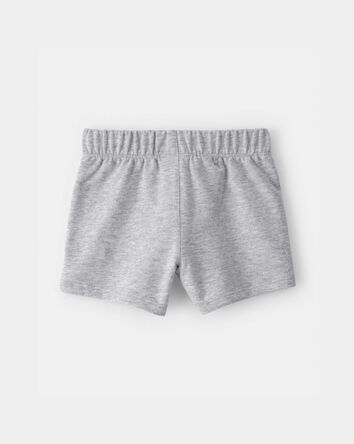 Baby Boy French Terry Shorts - Grey, 