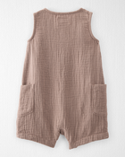 Baby Organic Cotton Gauze Romper, image 2 of 4 slides