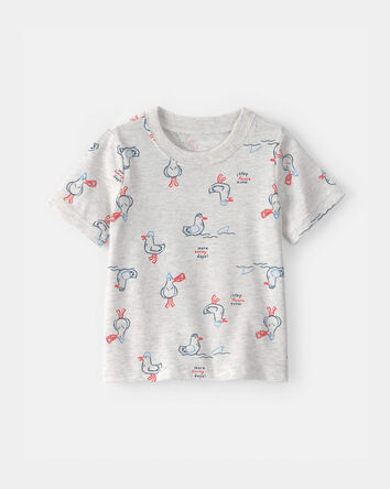 B&eacute;b&eacute; - T-shirt &agrave; motif de p&eacute;licans - Gris, 