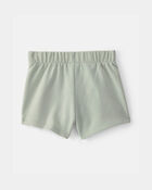 Baby Girl French Terry Shorts - Green, image 2 of 4 slides