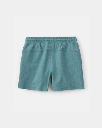 Boys Pull-On Active Shorts - Teal, 