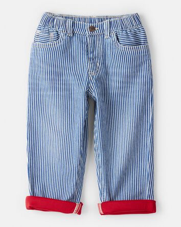 Tout-petit - Jeans en denim hickory - Bleu, 