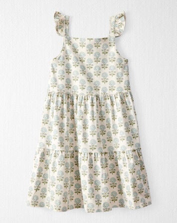 Kid Organic Cotton Floral-Print Dress, 