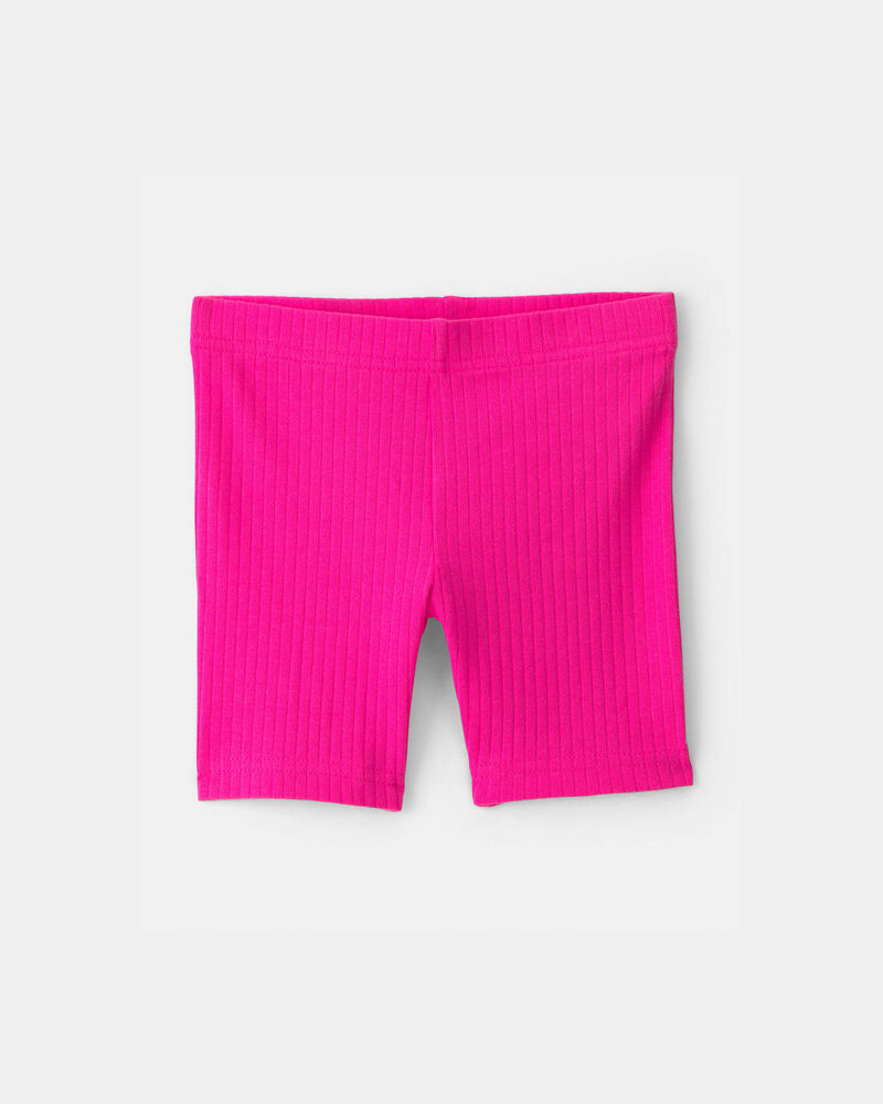Toddler Girl Bike Shorts - Pink, image 1 of 4 slides
