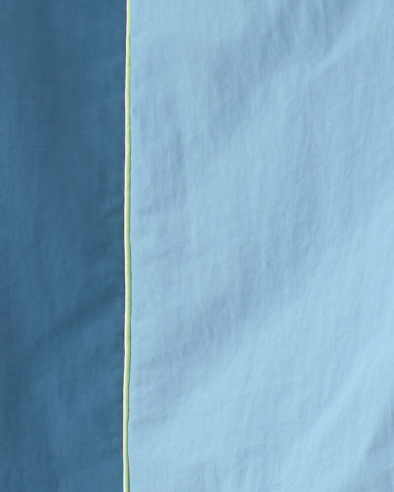 Girls Striped Drawstring Joggers - Blue, image 3 of 4 slides