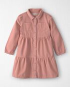 Girls Organic Cotton Corduroy Dress, image 1 of 5 slides