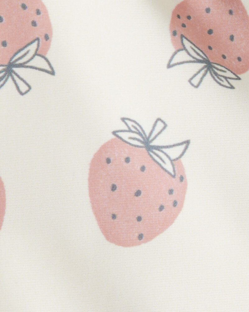 Toddler Recycled Strawberry-Print Swimsuit, image 4 of 4 slides