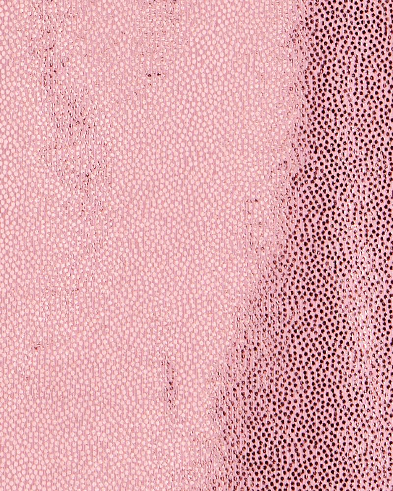 Toddler Girl Pull-On Stretch Metallic Leggings - Pink, image 3 of 4 slides