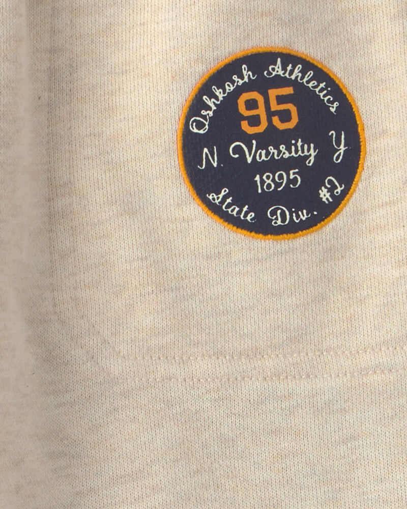 Boys French Terry Joggers - Cream, image 4 of 5 slides
